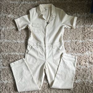 American Rag Cream Jumpsuit